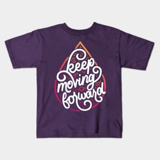 Keep Moving Forward Blood Kids T-Shirt